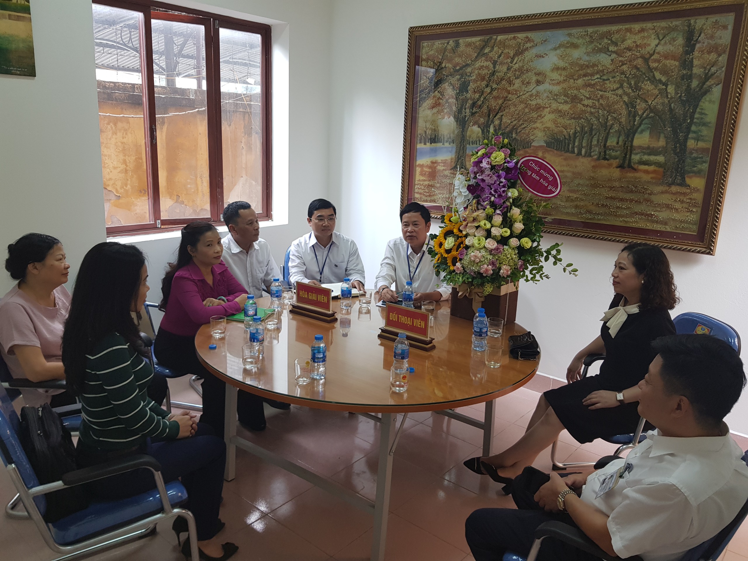 Luật sư Lê Ngọc Hà tham dự khai trương Trung tâm hòa giải tại TAND quận Hai Bà Trưng